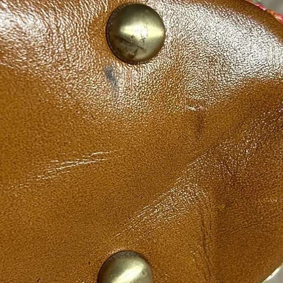 Patricia Nash satchel,purse,Laureana.Coral  multi Spanish ,woven,zig zag,boho - Picture 9 of 15